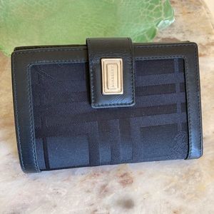 Burberry Check & Leather Bifold Wallet